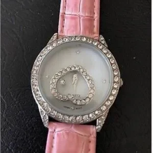 Avon | Jewelry | Nib Avon 25 Floating Heart Watch Diamond  display picture 1